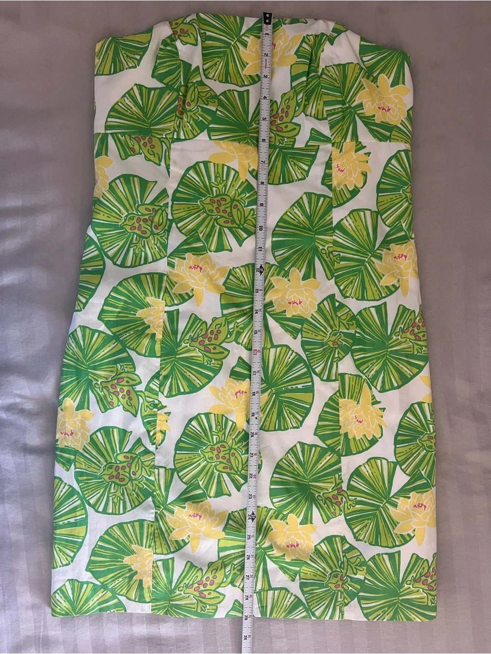 Lilly Pulitzer Franco Hip Hop Hooray Strapless Dress, size 8 NWT - Picture 10 of 10